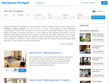 Tablet Screenshot of apartmentsportugal.com